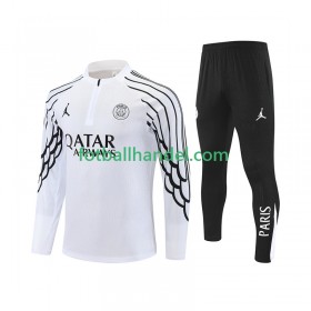 Herre Paris Saint-Germain Trenings Collegegenser Set 2025-26 Hvit